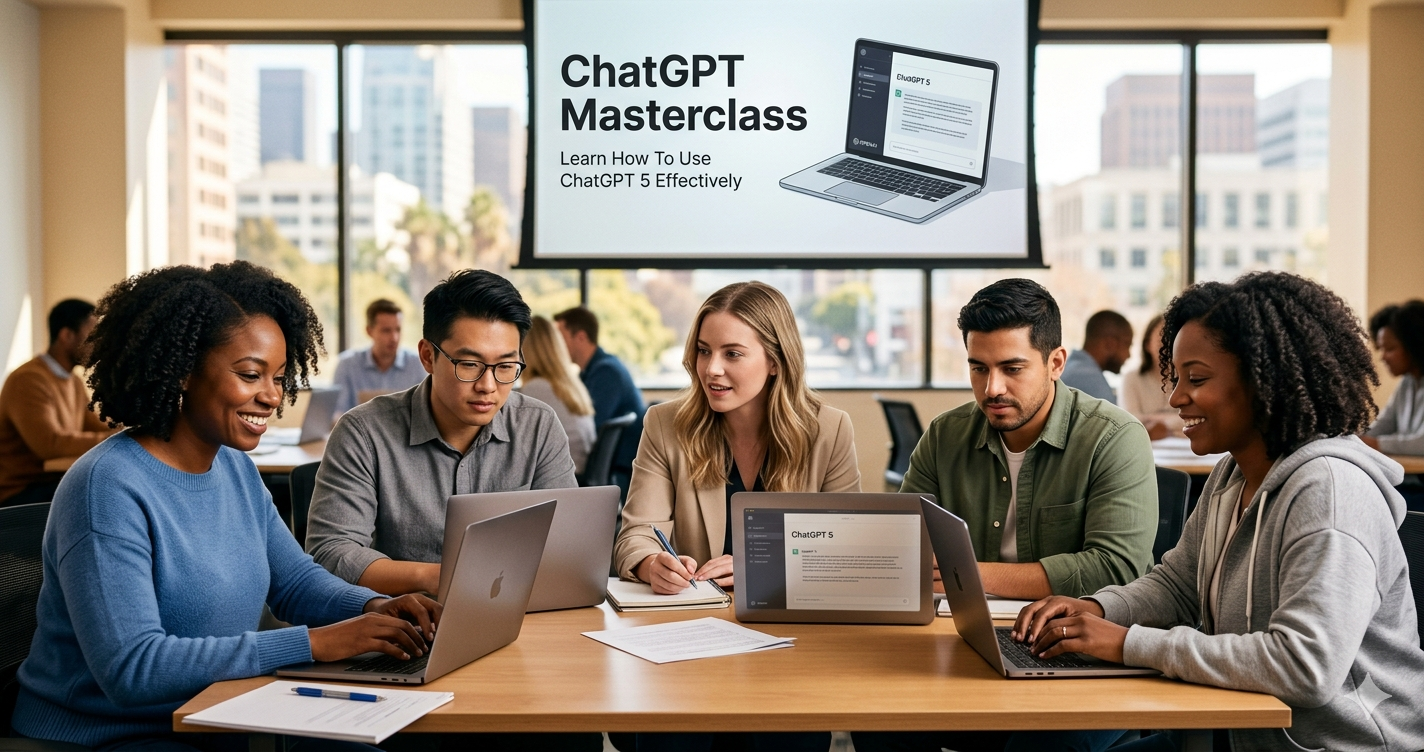 ChatGPT Masterclass: Learn How To Use ChatGPT 5 Effectively, Enrol Now