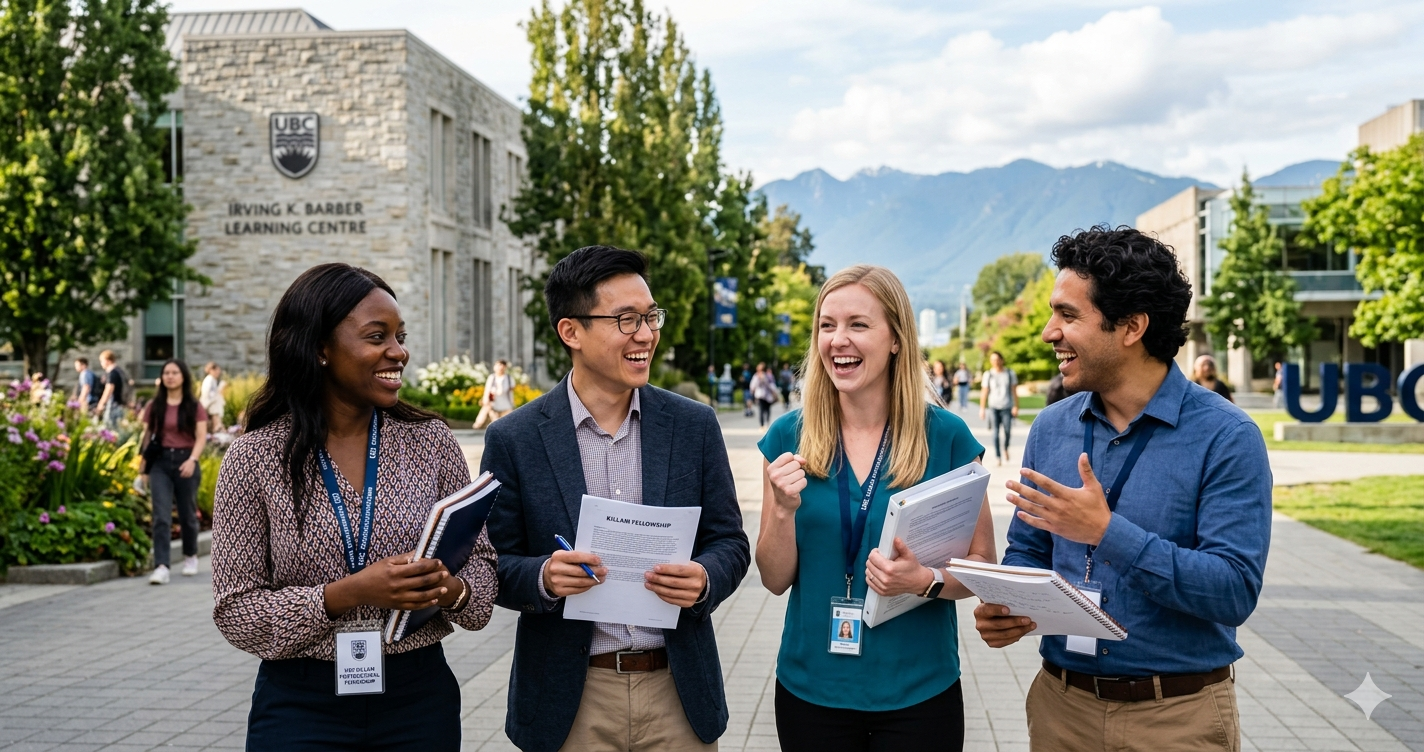 UBC Killam Postdoctoral Research Fellowship 2026-2027 | Apply Now